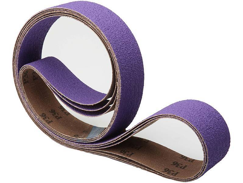 Sanding belt with ceramic grain DEERFOS BORA7 100x1600 mm